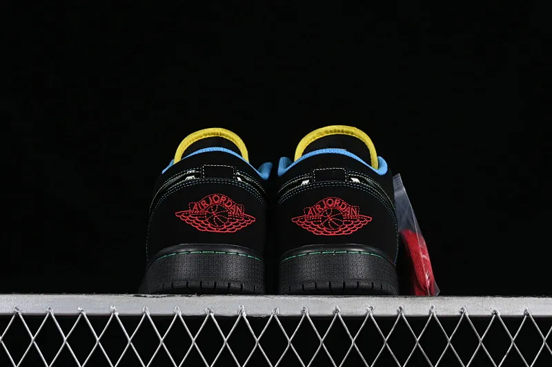 All categories Air Jordan Jordan series basketball shoes Air Jordan 1 Low Air Jordan 1 Low AJ1 Joe 1 black and green low-top cultural basketball shoes 338145-003
